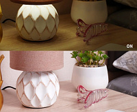 Настольная лампа COFI 1xE14 R-130x220-CARAMEL-220-IP20