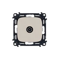 Valena ALLURE Розетка TV 0-2400 мГц с лиц панелью сл кость 753851 сн/пр