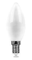 Лампа светодиодная  7W 4000K E14 SBС3707 свеча (SAFFIT)