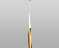 Подвесной LED светильник DLR038 7+1W 4200К золото