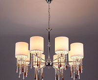 Люстра металл 300/8 сн/пр