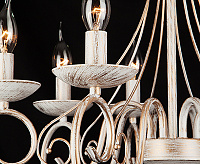 Люстра металл 22404/8 белый с золотом