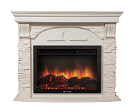 Портал Torre 25S камень белый шпон беленый дуб