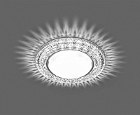 Светильник с подсветкой GX53 CD4020 15W 4000К  прозрачный хром