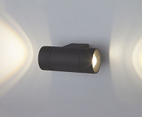 Настенный светодиодный светильник 1605 TECHNO LED SOKAR  графит IP54 сн/пр