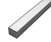 Накладной светильник PSO-02 50w 4000K черный 1500x50 IP40