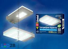 Подсветка для стеклянных полок ULE-C01-1,5W/NW IP20 SILVER сн/пр