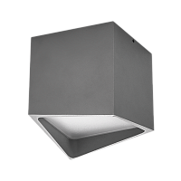 211479 Светильник QUADRO 12W 3000K СЕРЫЙ
