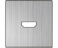 Веркель Накладка для розетки HDMI (глянцевый никель) WL02-HDMI-CP сн/пр