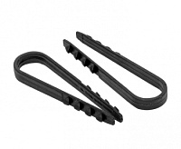 Дюбель-хомут для круглого кабеля  (5-10мм) черный (100шт.) EKF PROxima сн/пр