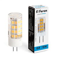 Лампа светодиодная&nbsp;&nbsp;5W G4 230V 6400K LB-432 (Feron)