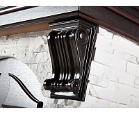 Портал Torre C камень белый шпон темный дуб