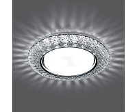 Светильник с подсветкой GX53 CD4042 15W 4000К прозрачный хром сн/пр