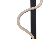 Бра Скади черный/матовое золото (левое) w15*6 h80 Led 18W (3000K)