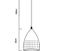 Cветильник подвесной A4081SP-1SS 
