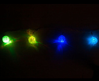 Гирлянда  10LED RGB длина 0,9м IP20 батарейки 3*AA CL554 сн/пр