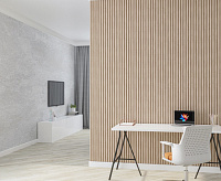 Панель МДФ 3D Line Modern L06 Дуб альпийский 2750*160*19мм