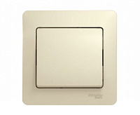GLOSSA Переключатель 1-кл беж GSL000261