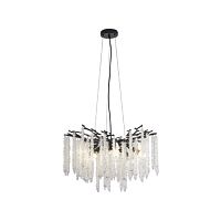 Люстра ROXANA 65 E14x8 R-600x1200-BLACK/CRYSTAL-220-IP20