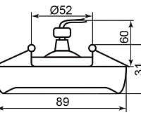 Светильник встраиваемый GU5.3 MR16 DL228 алюминий сн/пр