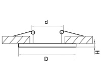 Рамка 217617 INTERO16 ROUND ЧЕРНЫЙ (в комплекте) сн/пр
