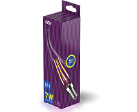 Лампа светодиодная filament свеча на ветру FС37, 7Вт, Е14, 2700К, DEKO Premium 32432 4