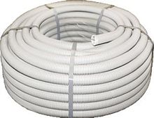 Труба гофр. ПВХ Plast с зондом d25мм (50м.) EKF PROxima сн/пр