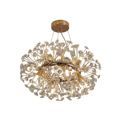 Люстра NESSA 55 12xG9--590x1295-GOLD/CRYSTAL-220-IP20
