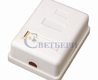 Компьютерная розетка RJ-45 CAT5e (экран) 03-0122 сн/пр