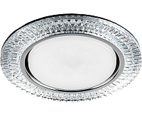 Светильник с подсветкой GX53 CD4033 15W 4000К прозрачный хром сн/пр