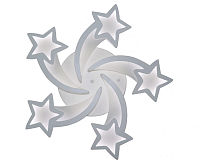 Люстра светодиодная "ROOM" star 100W 5S-APP-695x70-WHITE/WHITE-220-IP20
