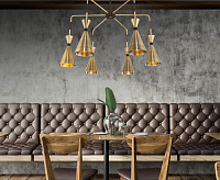 Люстра 316/6 латунь