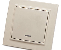 Эрна Выключатель 1-кл с подсветкой в сборе слоновая кость PSW10-9001-02