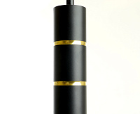 Светильник подвесной 35w GU10 черный/золото ML1868