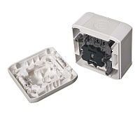 Quteo IP44 Выключатель 1-кл бел 782300