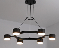 Люстра "LAMPADA" 6xGX53 640x800-BLACK -IP20