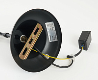 Светильник садово-парковый&nbsp;&nbsp;60W 230V E27 IP44 черный, на цепочке PL705