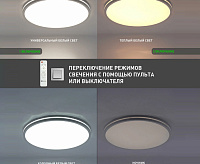 Накладной светильник "SPICA" 80W R-IRC-480x35-WHITE/WHITE-220V-IP20