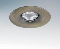 Светильник встраиваемый 010011 LEVIGO MR16 ЗЕЛЕНАЯ БРОНЗА