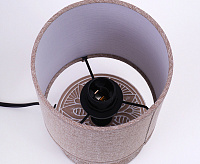 Настольная лампа DELTA 1xE14 R-120x200-BEIGE/BLACK-220-IP20