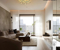 Люстра светодиодная "VOLNA SLIM DOUBLE" 85W 3R-490х112-WHITE/OPAL-220-IP20