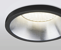 Светильник встраиваемый 15269 3W 4200K сатинированный никель/черный