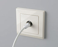 Веркель Рамка на 1 пост (Stark слоновая кость) WL04-Frame-01-ivory/W0011803