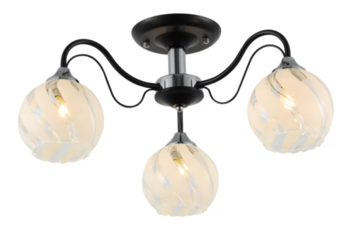 Люстра  74310/3 BLACK+CHROME