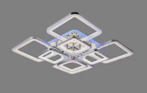 Люстра светодиодная 5215/2+2 CR/RGB