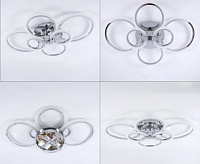 Люстра светодиодная "EUROPA" 132W 6R-APP-790/560/115 CHROME/White-220-IP20