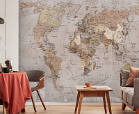 Фотообои DS 3D MAP-018 (DL-001 песок) 4*2,7