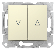 SEDNA Выключатель жалюзийный с электрической блокировкой беж SDN1300147