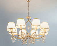 Люстра металл 60091/8 перламутровое золото
