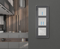 Веркель Рамка на 3 поста (графит/стекло) W0032440